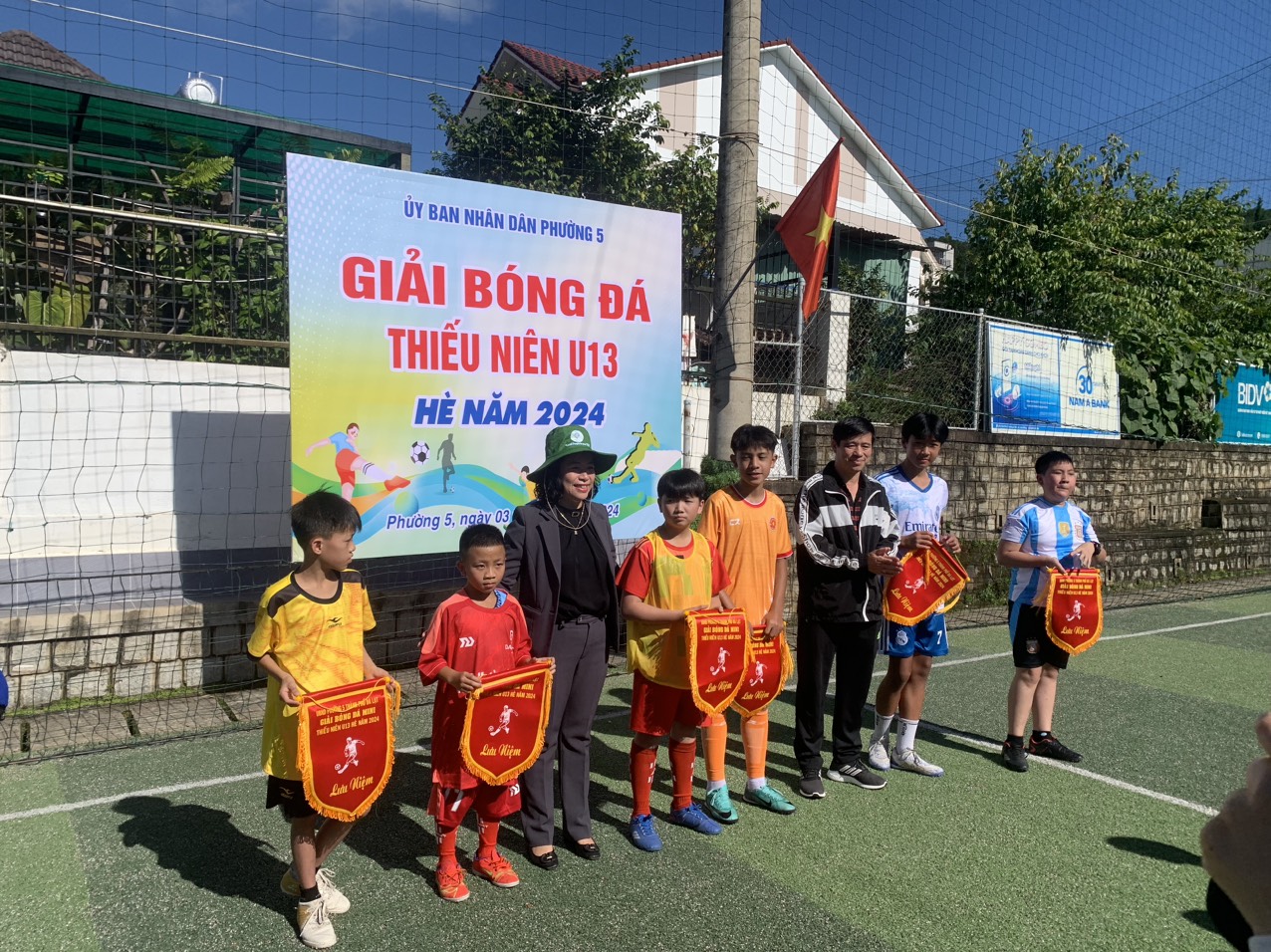 Ban chỉ đạo Hè Phường 5 tổ chức giải bóng đá thiếu niên U13 hè năm 2024