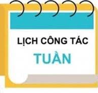 Lịch công tác tuần từ ngày  23.9.2024 đến ngày  29.9.2024 