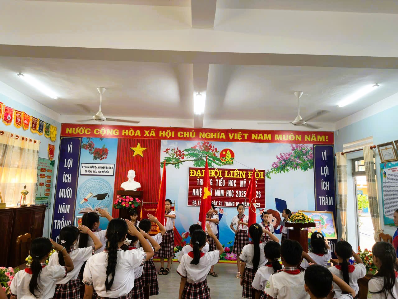 ĐẠI HỘI LIÊN ĐỘI TRƯỜNG TIỂU HỌC MỸ ĐỨC, NHIỆM KỲ NĂM HỌC 2025 - 2026 