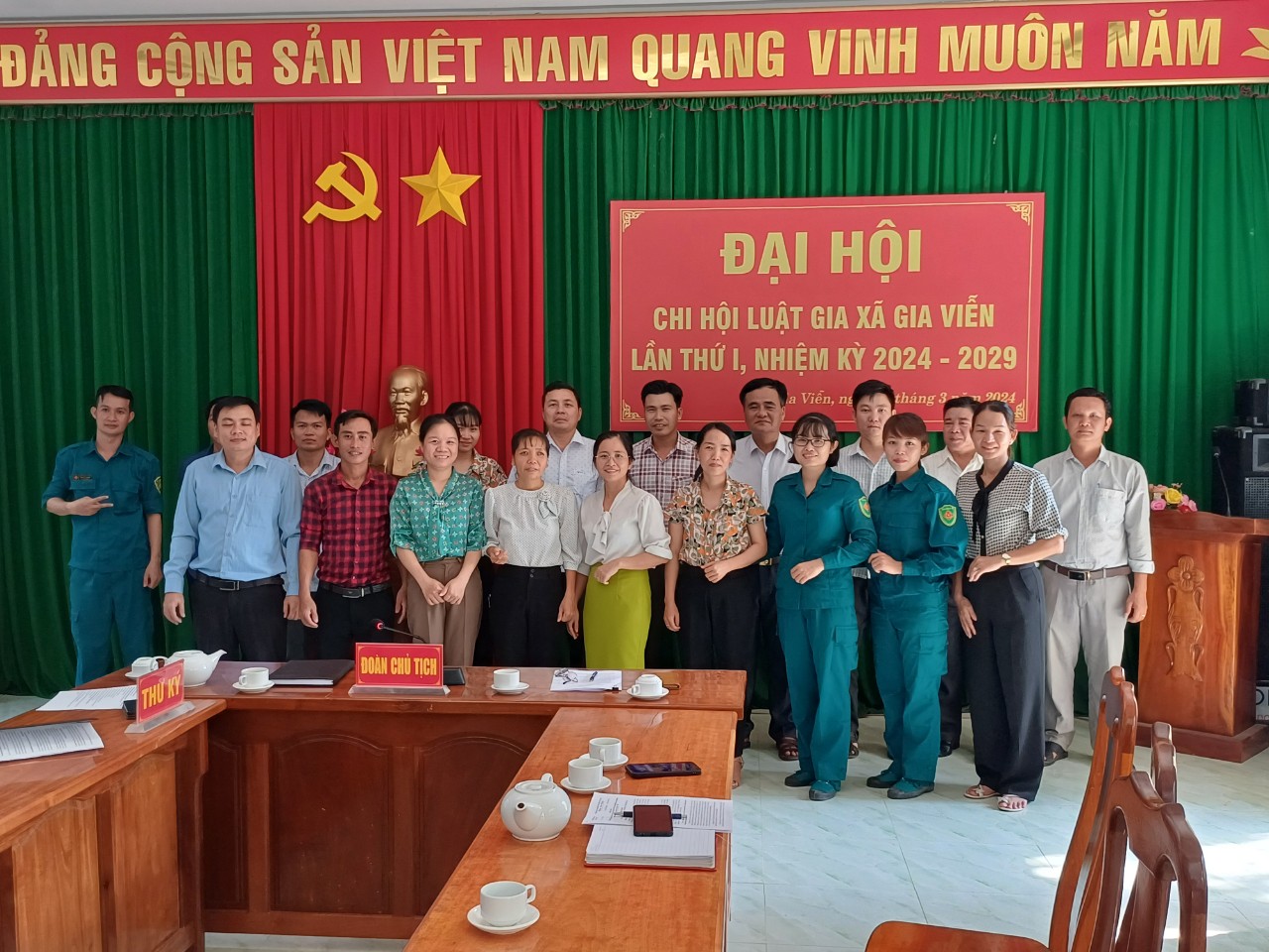 Đại hội Chi hội Luật gia xã Gia Viễn lần thứ I, nhiệm kỳ 2024-2029