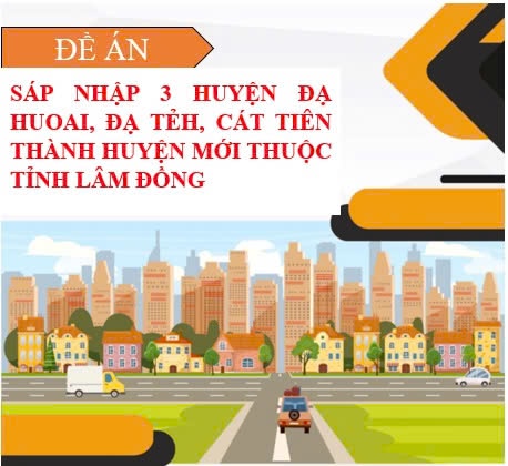 ĐỀ ÁN SẮP XẾP CÁC HUYỆN ĐẠ HUOAI, ĐẠ TERH, CÁT TIÊN THÀNH MỘT HUYỆN THUỘC TỈNH LÂM ĐỒNG