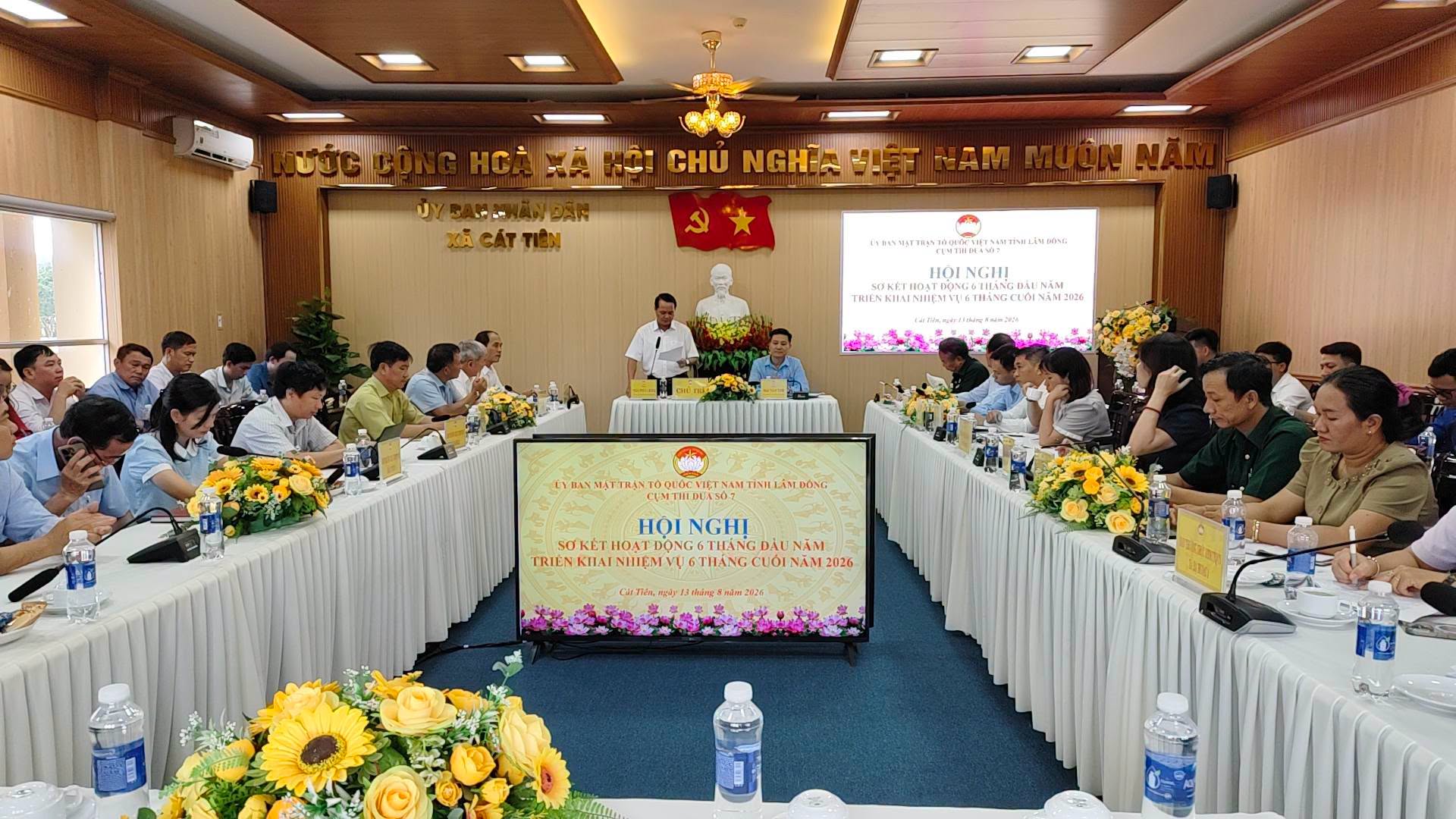  CỤM THI ĐUA SỐ 7 - ỦY BAN MTTQ VIỆT NAM TỈNH LÂM ĐỒNG SƠ KẾT CÔNG TÁC 6 THÁNG ĐẦU NĂM 2026