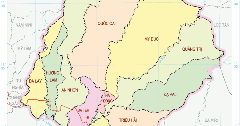 Bản đồ, địa giới hành chính