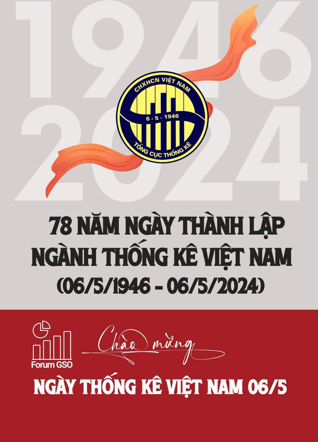 Chào mừng 78 năm ngày thành lập ngành Thống kê Việt Nam