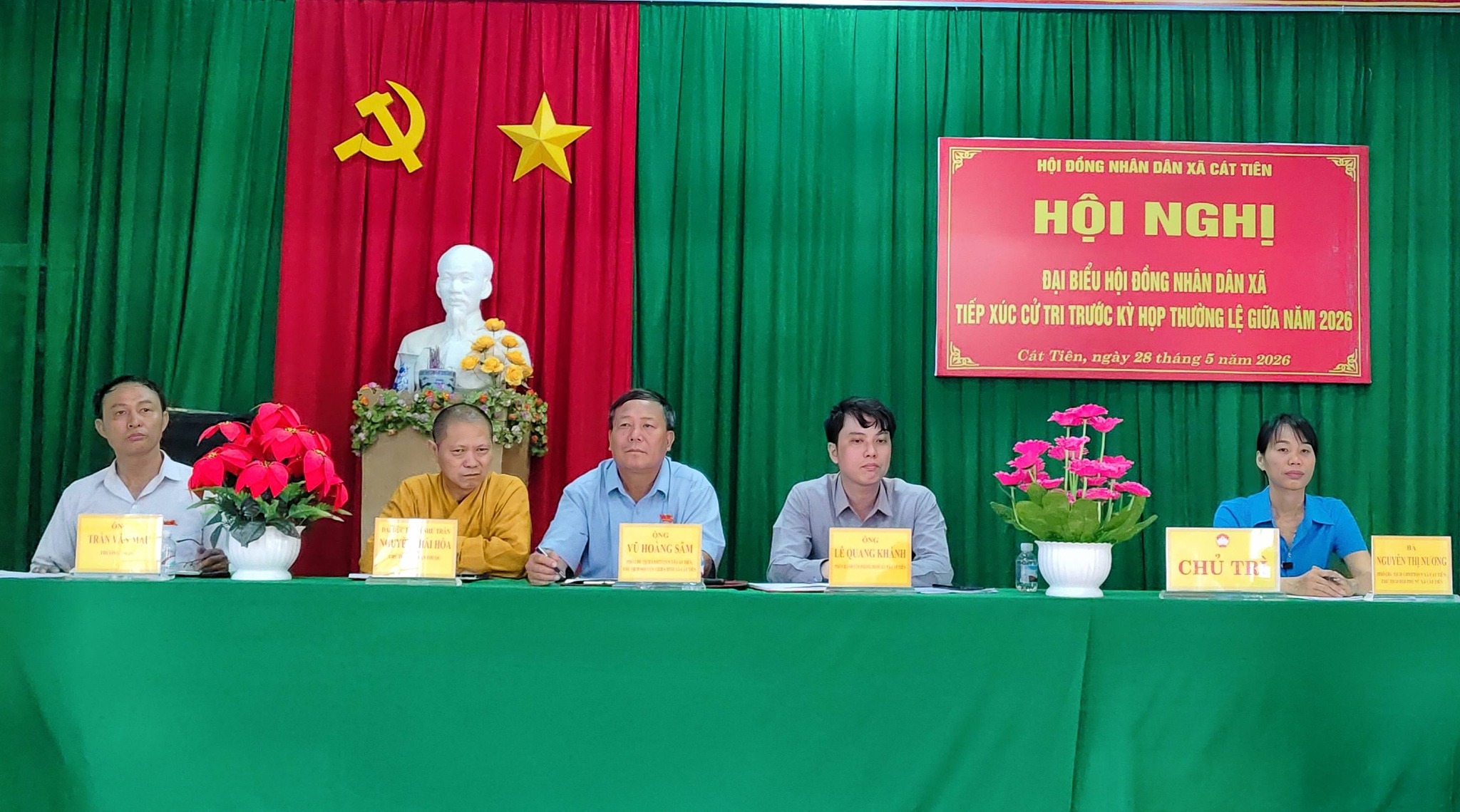 TỔ ĐẠI BIỂU SỐ 04 HĐND XÃ CÁT TIÊN TIẾP XÚC CỬ TRI THÔN 2, THÔN 4, THÔN 5