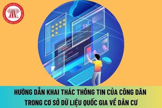 HƯỚNG DẪN KHAI THÁC GIẤY TỜ TỪ KHO DỮ LIỆU ĐIỆN TỬ CÔNG DÂN
