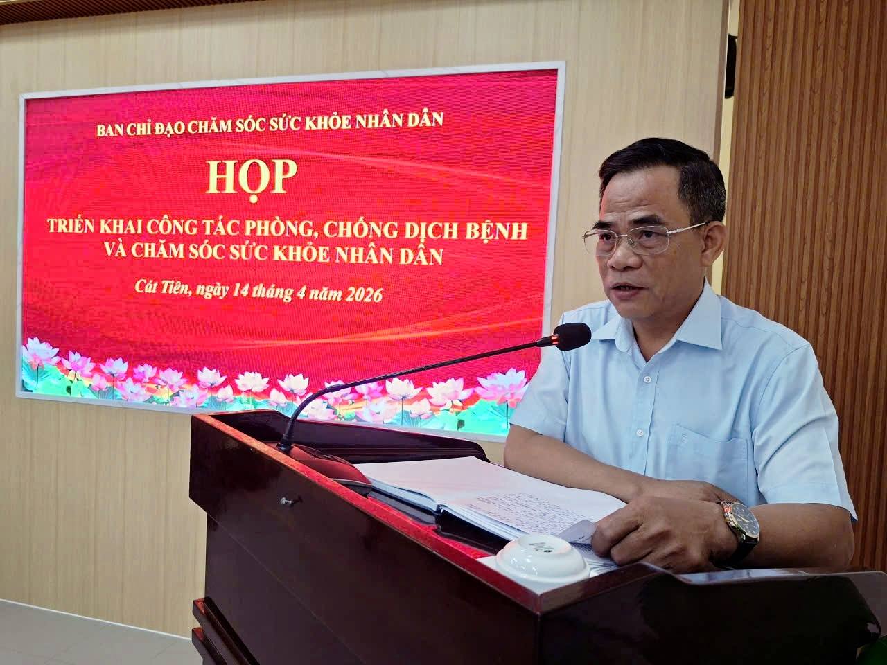 TĂNG CƯỜNG CÔNG TÁC PHÒNG, CHỐNG DỊCH BỆNH VÀ CHĂM SÓC SỨC KHỎE NHÂN DÂN.