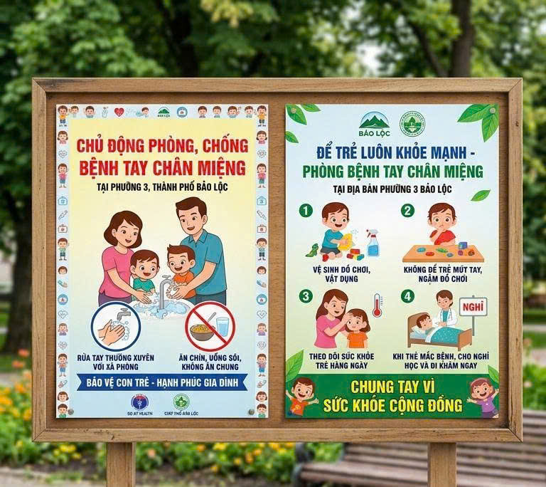 Tuyên truyền phòng chống bệnh tay chân miệng