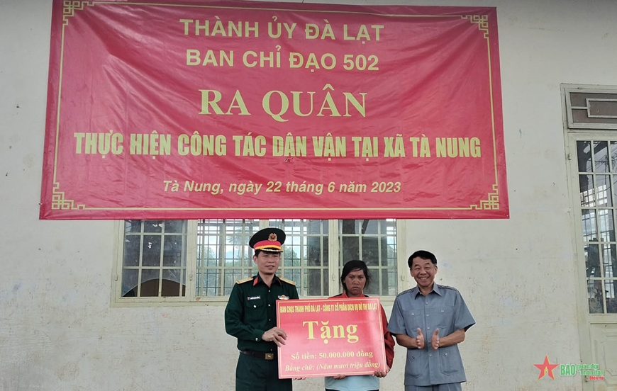TP Đà Lạt triển khai nhiều hoạt động dân vận ý nghĩa tại xã Tà Nung