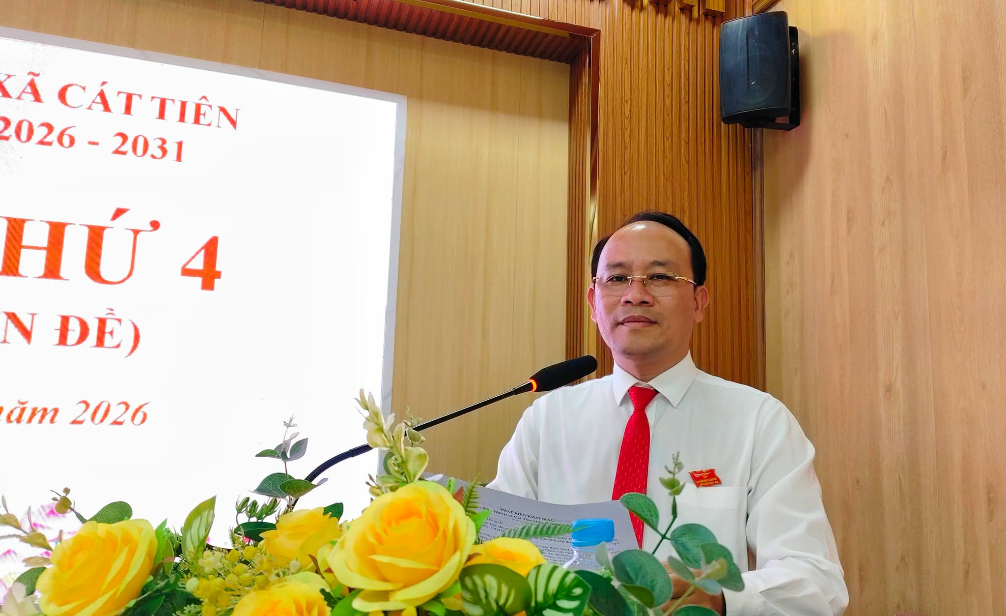 HĐND xã Cát Tiên tổ chức Kỳ họp thứ 4 (Kỳ họp chuyên đề) khóa II, nhiệm kỳ 2026–2031
