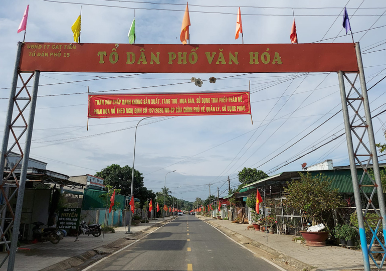 Cát Tiên: Ra mắt mô hình "Tuyến đường an toàn về An ninh trật tự – Không có pháo nổ"