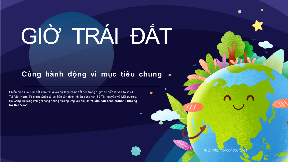 THÔNG BÁO HƯỞNG ỨNG CÁC HOẠT ĐỘNG GIỜ TRÁI ĐẤT NĂM 2025