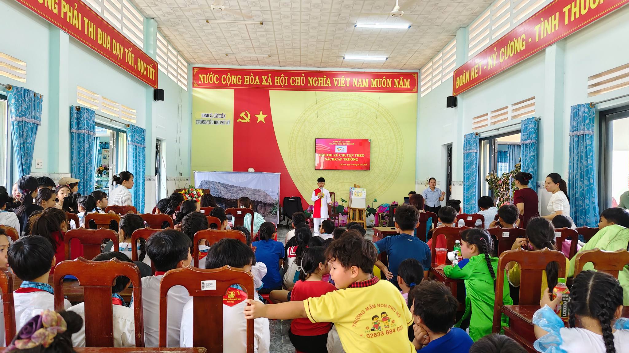 TRƯỜNG TIỂU HỌC PHÙ MỸ TỔ CHỨC HỘI THI KỂ CHUYỆN THEO SÁCH NĂM HỌC 2025–2026