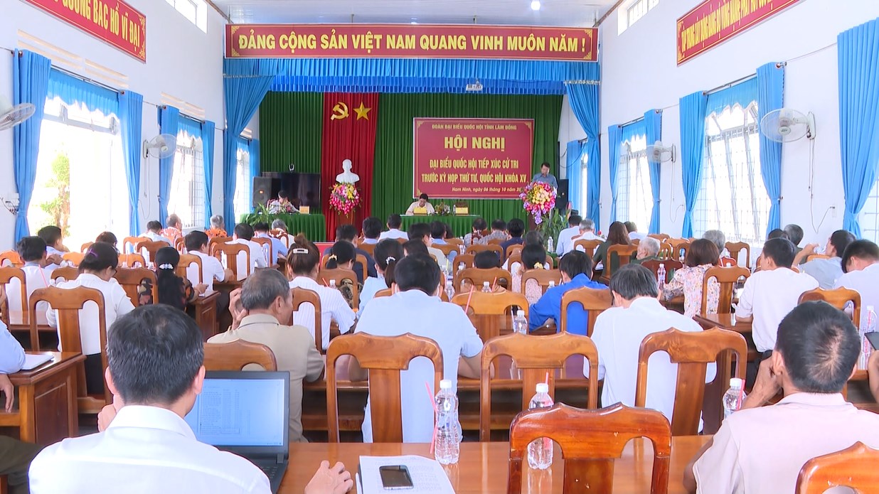 Đoàn Đại biểu Quốc hội tiếp xúc cử tri tại 2 huyện Cát Tiên và Đạ Tẻh