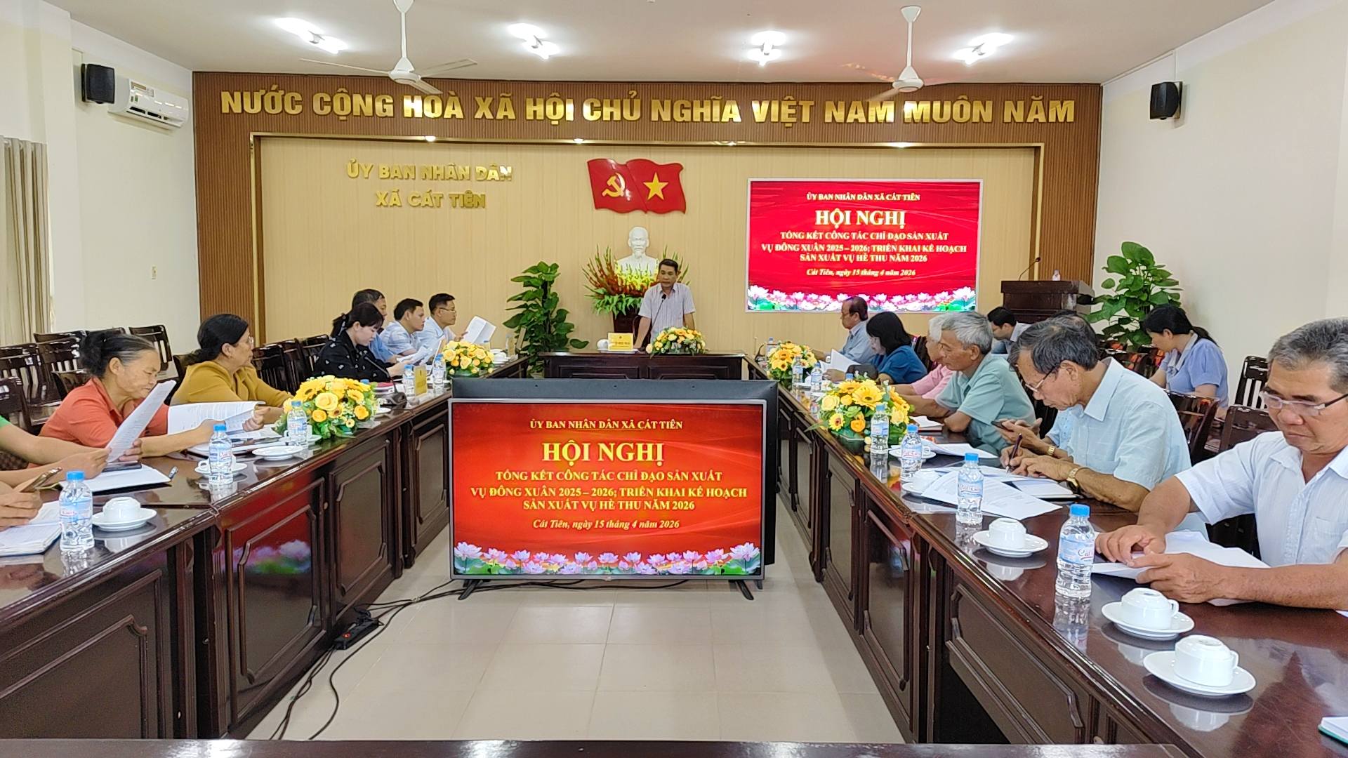 XÃ CÁT TIÊN TRIỂN KHAI SẢN XUẤT VỤ HÈ THU NĂM 2026