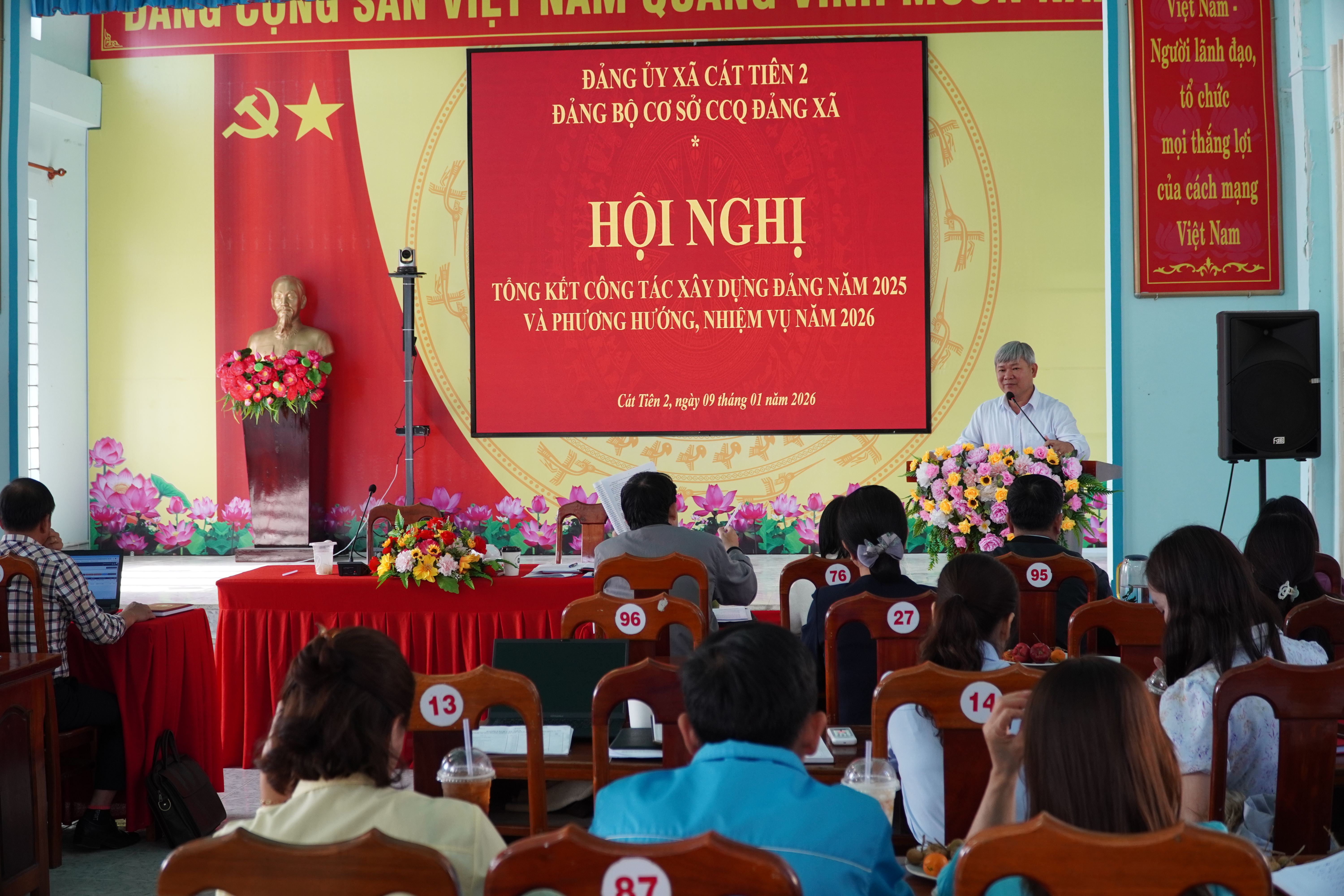 ĐẢNG BỘ CƠ SỞ CÁC CƠ QUAN ĐẢNG XÃ TỔNG KẾT CÔNG TÁC XÂY DỰNG ĐẢNG NĂM 2025