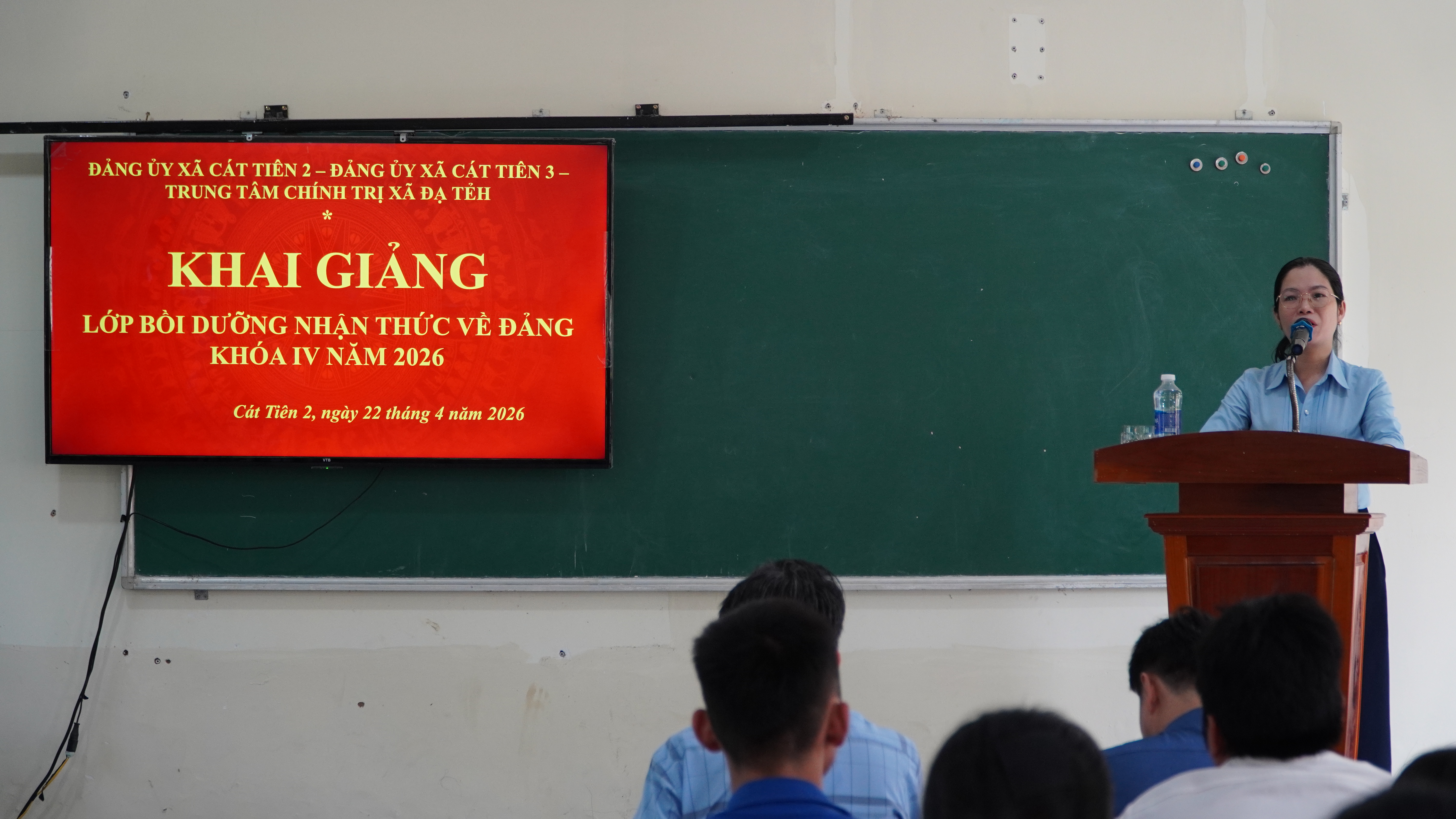 KHAI GIẢNG LỚP BỒI DƯỠNG NHẬN THỨC VỀ ĐẢNG KHÓA IV NĂM 2026