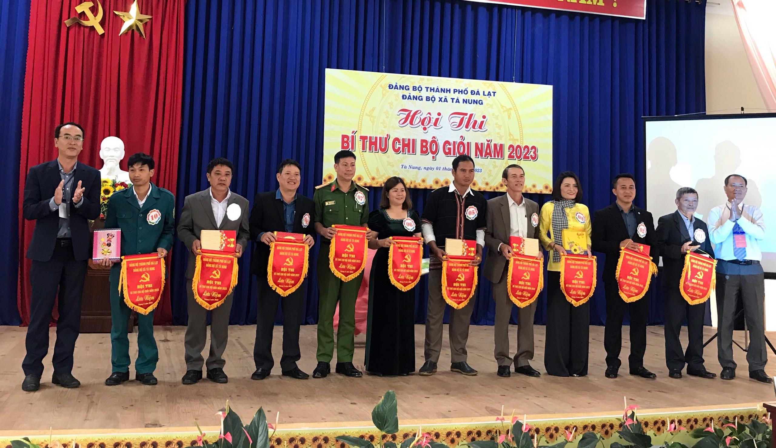Đảng bộ xã Tà Nung: Đơn vị thứ 3 tổ chức thành công Hội thi Bí thư chi bộ giỏi năm 2023