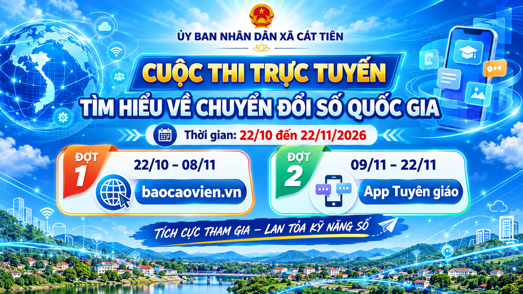 HƯỞNG ỨNG CUỘC THI TÌM HIỂU CHUYỂN ĐỔI SỐ QUỐC GIA NĂM 2026