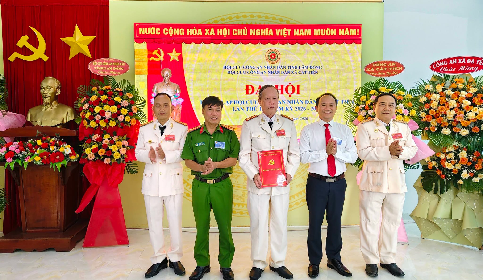 XÃ CÁT TIÊN TỔ CHỨC THÀNH CÔNG ĐẠI HỘI THÀNH LẬP HỘI CỰU CÔNG AN NHÂN DÂN LẦN THỨ I, NHIỆM KỲ 2026–2031