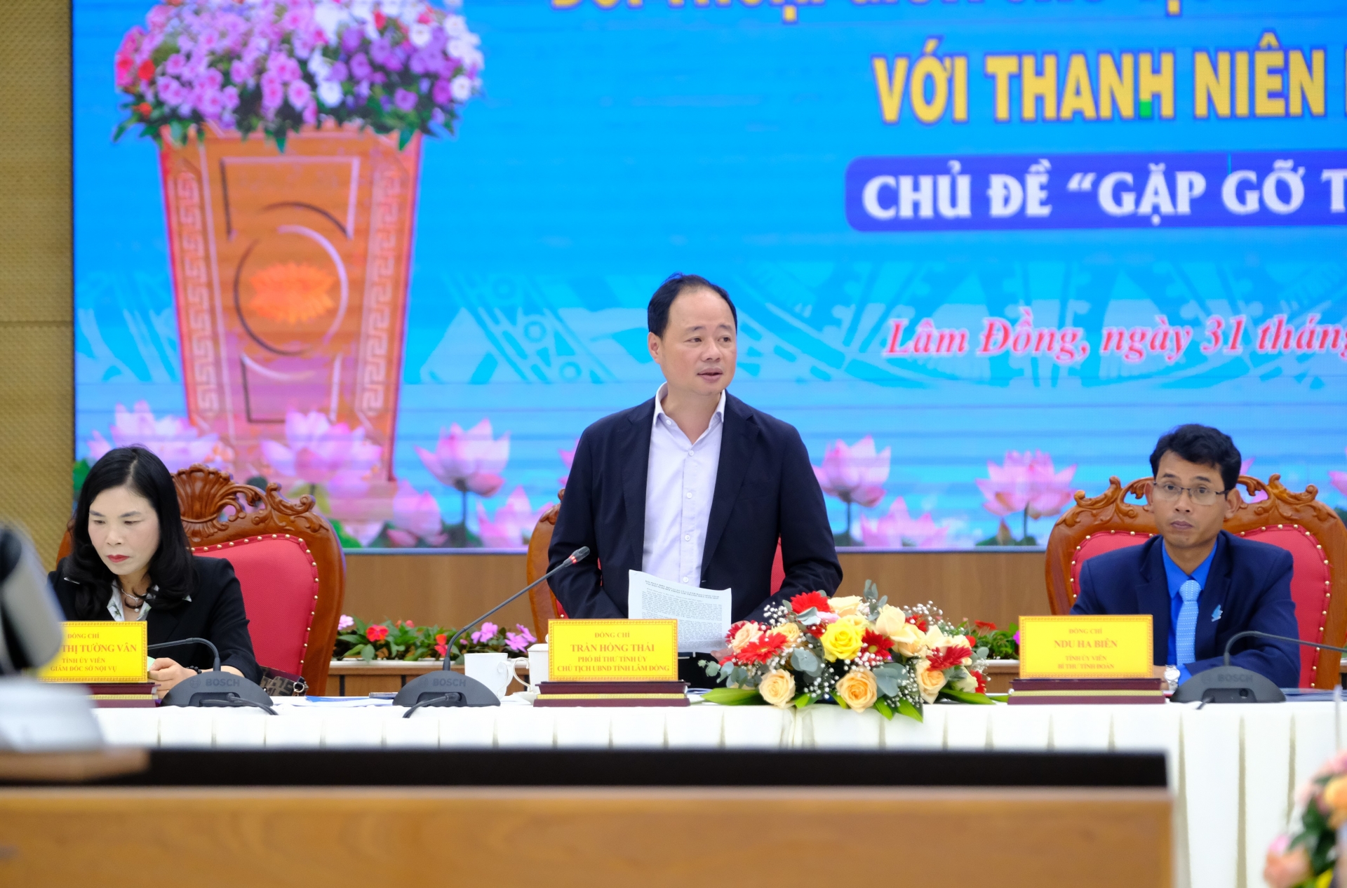 Chủ tịch UBND tỉnh Lâm Đồng Trần Hồng Thái: Thanh niên cần tiên phong, chủ động trong chuyển đổi số và đổi mới sáng tạo
