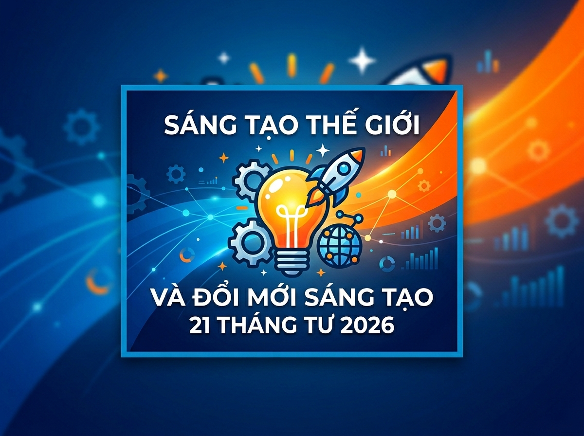 Chào mừng ngày Sáng tạo và Đổi mới sáng tạo thế giới 21/4/2026