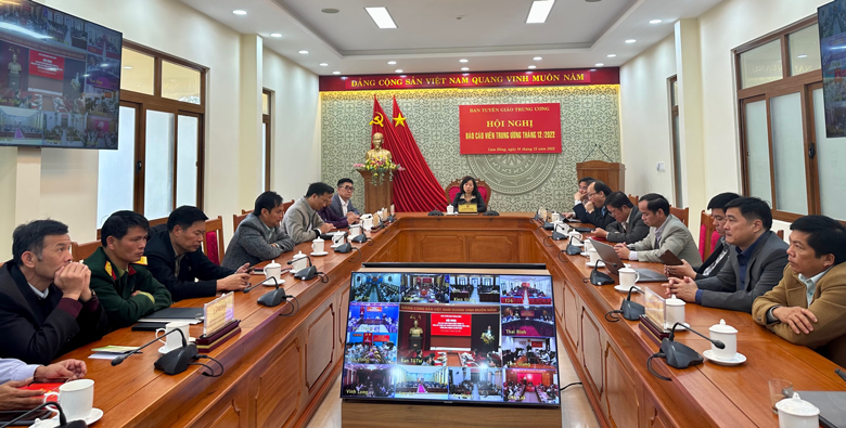 Hội nghị Báo cáo viên Trung ương tháng 12/2022