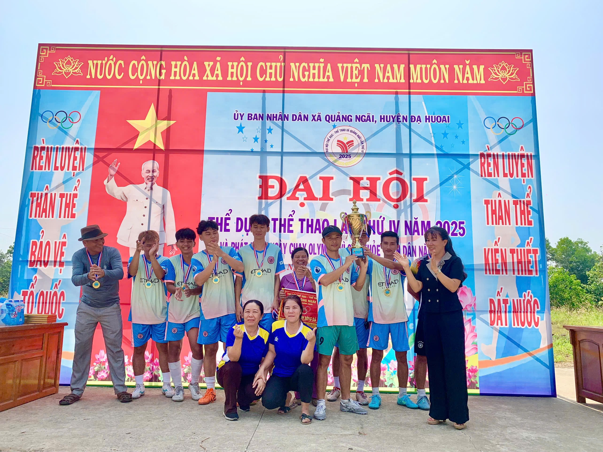 BẾ MẠC ĐẠI HỘI THỂ DỤC THỂ THAO XÃ QUẢNG NGÃI LẦN THỨ IV NĂM 2025