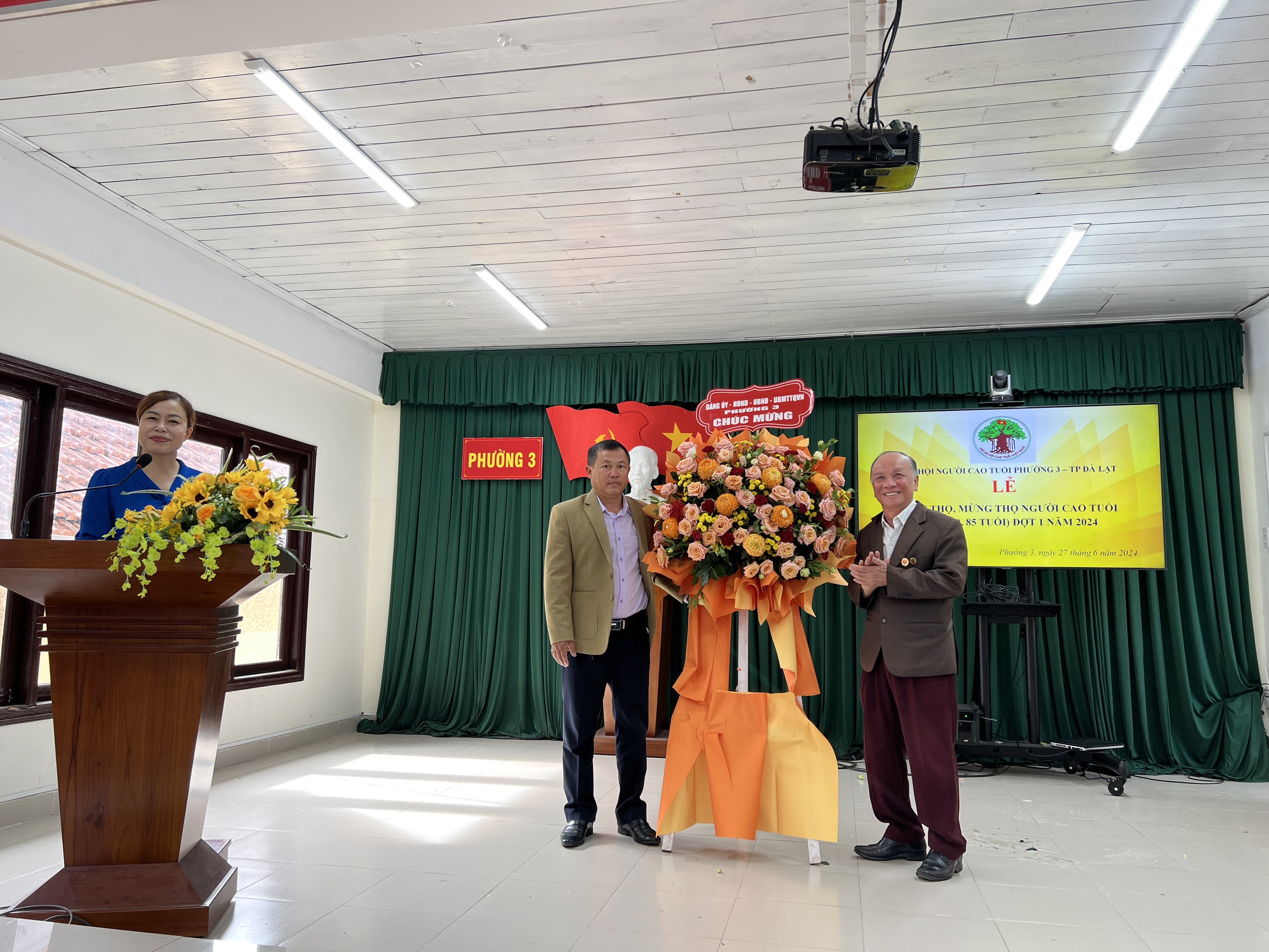 Lễ Chúc thọ, mừng thọ Người cao tuổi địa bàn phường năm 2024