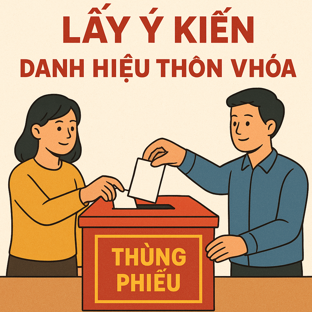 DANH SÁCH CÁC THÔN ĐỀ NGHỊ CÔNG NHẬN DANH HIỆU “THÔN VĂN HOÁ” NĂM 2025